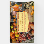 Custom Harvest Festival Celebration Banner (Verticaal)
