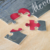 Custom Heart Mevagissey Fish Landing Quay Cornwall Legpuzzel (Zijkant)