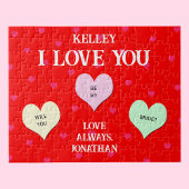 Custom Heart Zal je mijn bruid puzzel zijn Legpuzzel