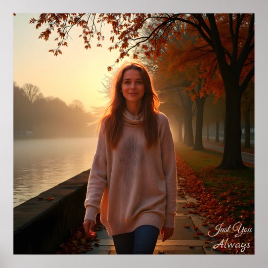 Custom Her Portrait – A Special Gift for Her Poster (Voorkant)