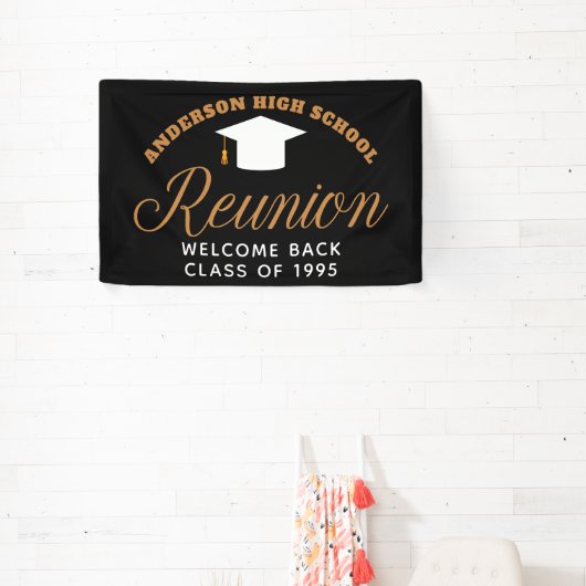 Custom High School Reunion Party Welkom Spandoek (Insitu)