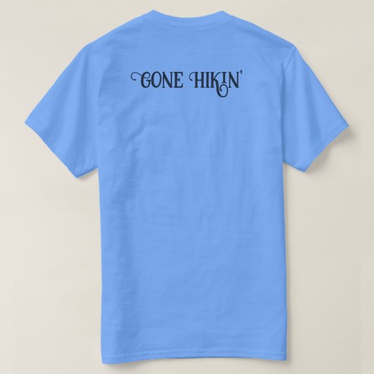 Custom Hiking Logo T-shirt (Design achterkant)