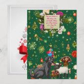 Custom Holiday Cards met unieke feestelijke Design Kaart (Voorkant / Achterkant)