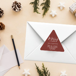 Custom Holiday Return Address Label Add Your PHOTO