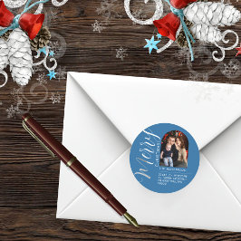 Custom Holiday Return Address Label Add Your PHOTO
