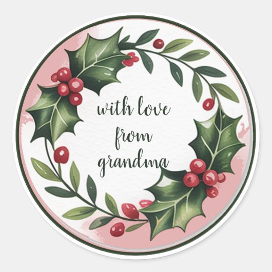 Custom Holiday Stickers to Personalize (Voorkant)