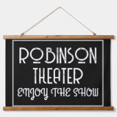 Custom Home Theater Enjoy The Show  Hangend Wandkleed (Voorkant)