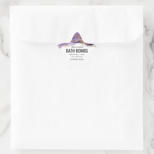 custom homemade bath bombs label (Tas)