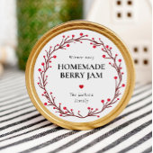 Custom Homemade Holiday Jam Label