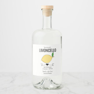 custom homemade limoncello wedding favor likeurfles etiket
