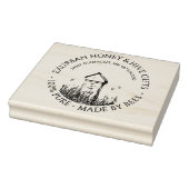 Custom Honey Apiary Stamp met Hive en Bijen Rubberstempel (Stempel)