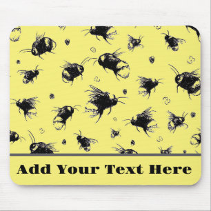 Custom Honey Bee Muismat – Uniek cadeau voor haar