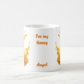 Custom Honey Splash Mok met naam (Center)