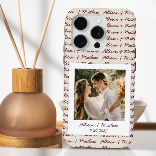 Custom Honeymoon Gift Wifey & Hubby Phone Case Set