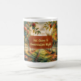 Custom Hot Cocoa & Conversation Night Mug  Koffiemok