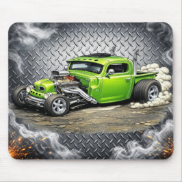 Custom Hot Rod Mouse Pad – Classic Car Enthusiast  Muismat