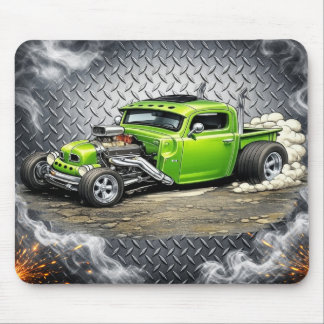 Custom Hot Rod Mouse Pad – Classic Car Enthusiast  Muismat