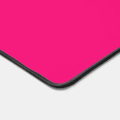 Custom houden kalme neon roze bureau mat ontwerp (Hoek)