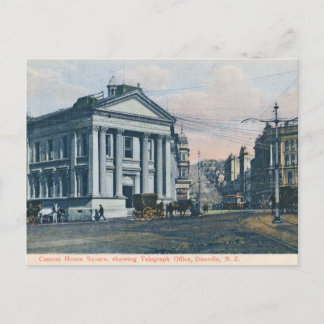 Custom House Square, Nieuw-Zeeland  briefkaart