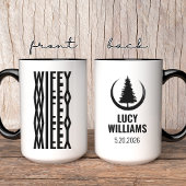 Custom Hubby & Wifey Coffee Mug | Engagement Gift