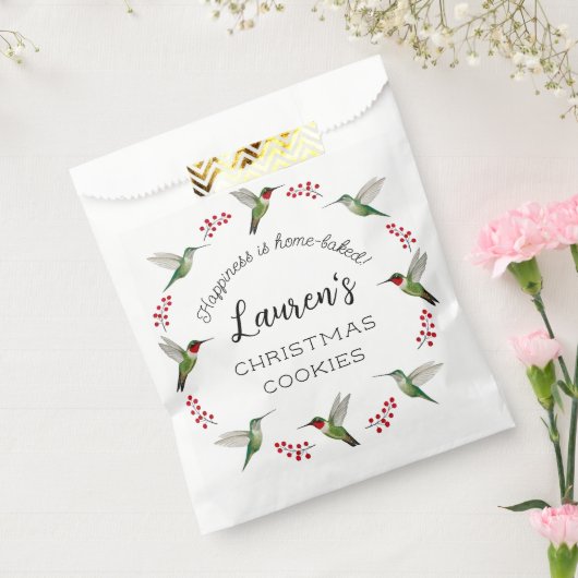 Custom Hummingbird Bedankzakje (Gezegeld)