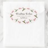 Custom Hummingbird Ovale Sticker (Tas)