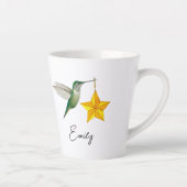 Custom Hummingbirds and Stars Latte Mug (Droite)