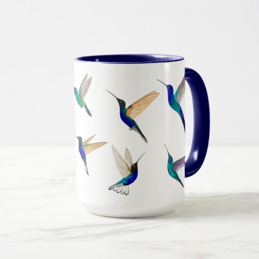 Custom Hummingbirds Mug (Devant droit)