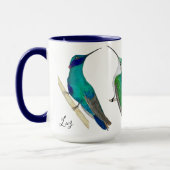 Custom Hummingbirds Mug (Gauche)