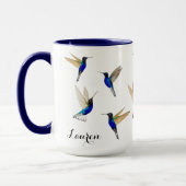 Custom Hummingbirds Mug (Gauche)