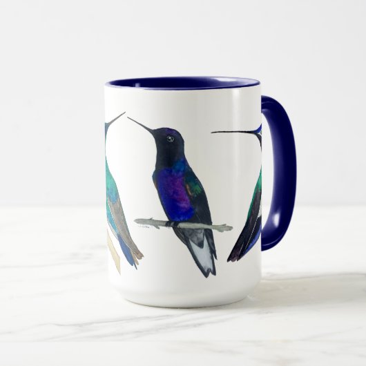Custom Hummingbirds Mug (Devant droit)