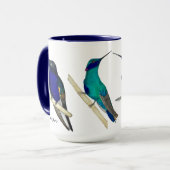 Custom Hummingbirds Mug (Devant gauche)