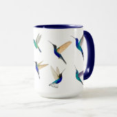 Custom Hummingbirds Mug Mok (Voorkant rechts)