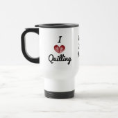Custom I (hart) Quilling, 15oz. Witte reismok Reisbeker (Links)