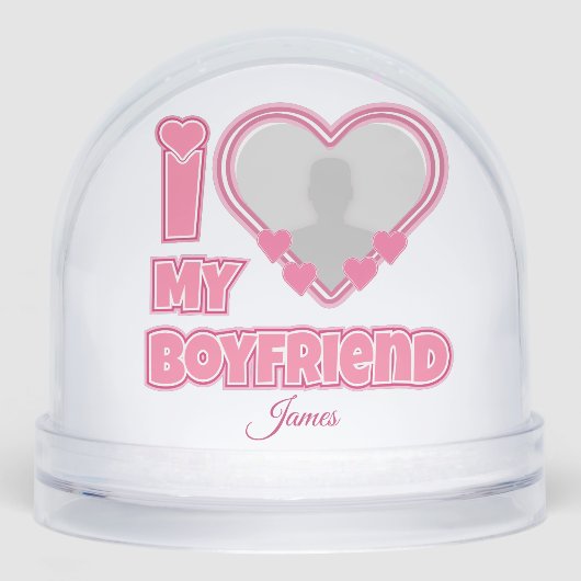 Custom I Love My Boyfriend - Ajouter photo et nom (Avant)
