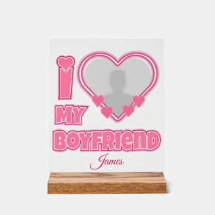 Custom I Love My Boyfriend - Ajouter photo et nom