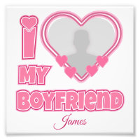 Custom I Love My Boyfriend - Ajouter photo et nom