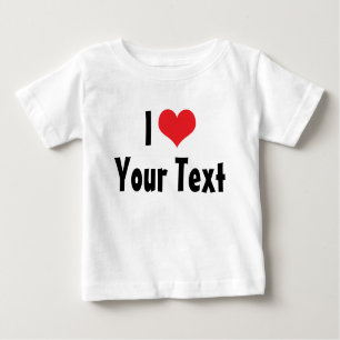 Custom I Love T-shirt