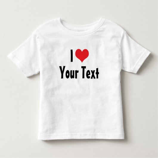 Custom I Love T-shirt (Voorkant)