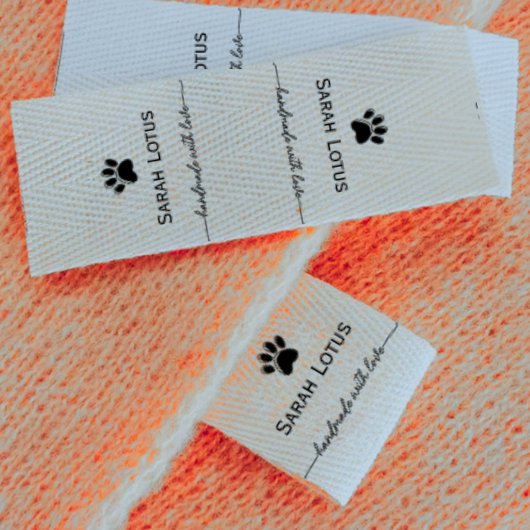  Custom Icon Handmade by Sew on Labels  Grosgrain Lint