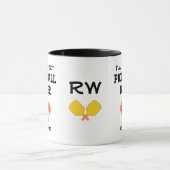 Custom Ik ben een GEHEIME PICKLEBALL DINKER Fun Mo Mok (Midden)