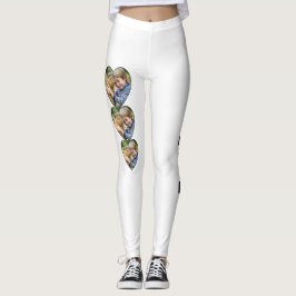Custom Ik hou van je Leggings | Romantisch hartont