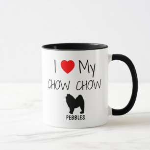Custom Ik hou van mijn Chow Chow Mok