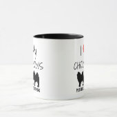 Custom Ik hou van mijn drie Chow Chows Mok (Midden)