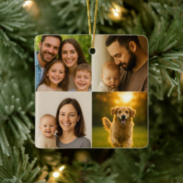 Custom Image Text Keramisch Ornament