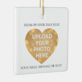 Custom Image Text Keramisch Ornament (Rechts)