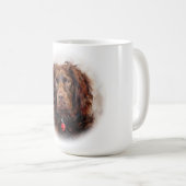 Custom Impressionist Boykin Spaniel Portrait Mug (Devant droit)