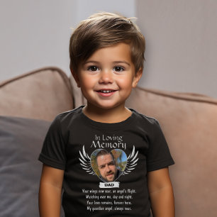 Custom in Loving Memory Foto Memorial Angel Gedich Kinder Shirts