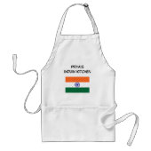 Custom Indian Flag Orange White and Green Standaard Schort (Voorkant)