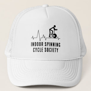 Custom Indoor Spinning Cycle Society Heartbeat Trucker Pet